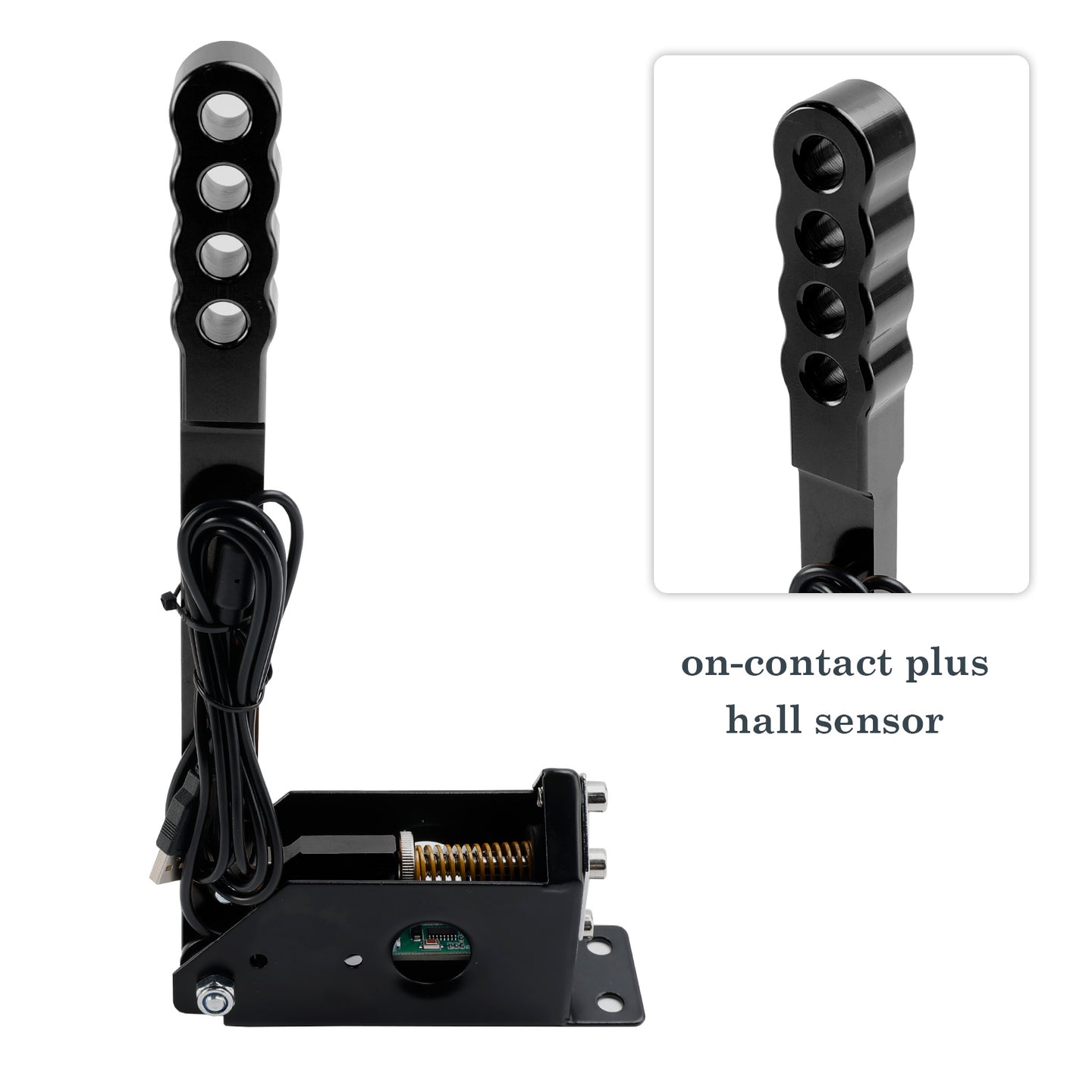 14Bit PC USB Sim Racing Handbrake for G25/G27/G29/T300/T500 For Asseto Black
