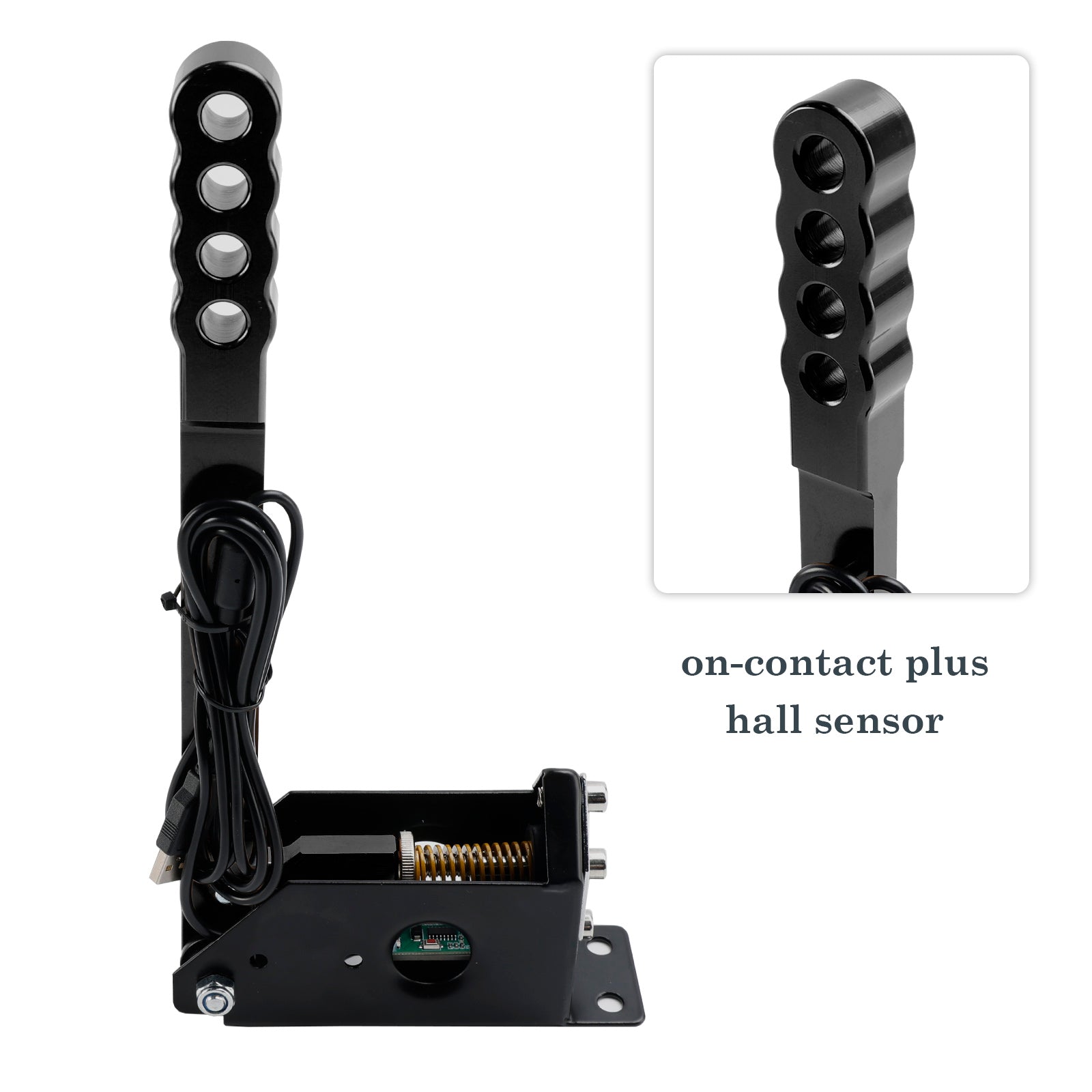 14Bit PC USB Sim Racing Handbrake for G25/G27/G29/T300/T500 For Asseto Black