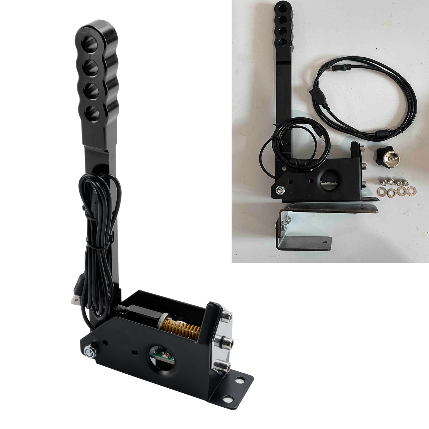 14Bit PC USB Sim Racing Handbrake for G25/G27/G29/T300/T500 For Asseto Black
