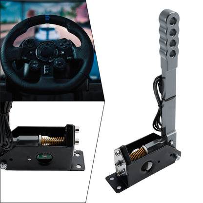 14Bit PC USB Sim Racing Handbrake for G25/G27/G29/T300/T500 For Asseto Silver