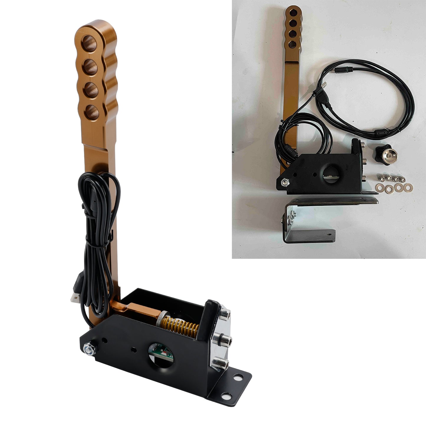 14Bit PC USB Sim Racing Handbrake for G25/G27/G29/T300/T500 For Asseto Gold