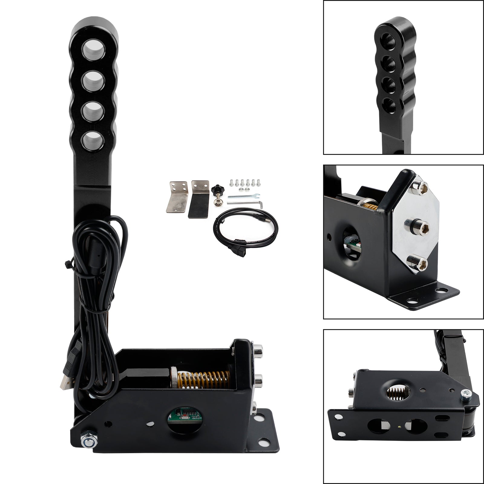 14Bit PC USB Sim Racing Handbrake w clamp for G25/G27/G29/T300/T500 For Asseto