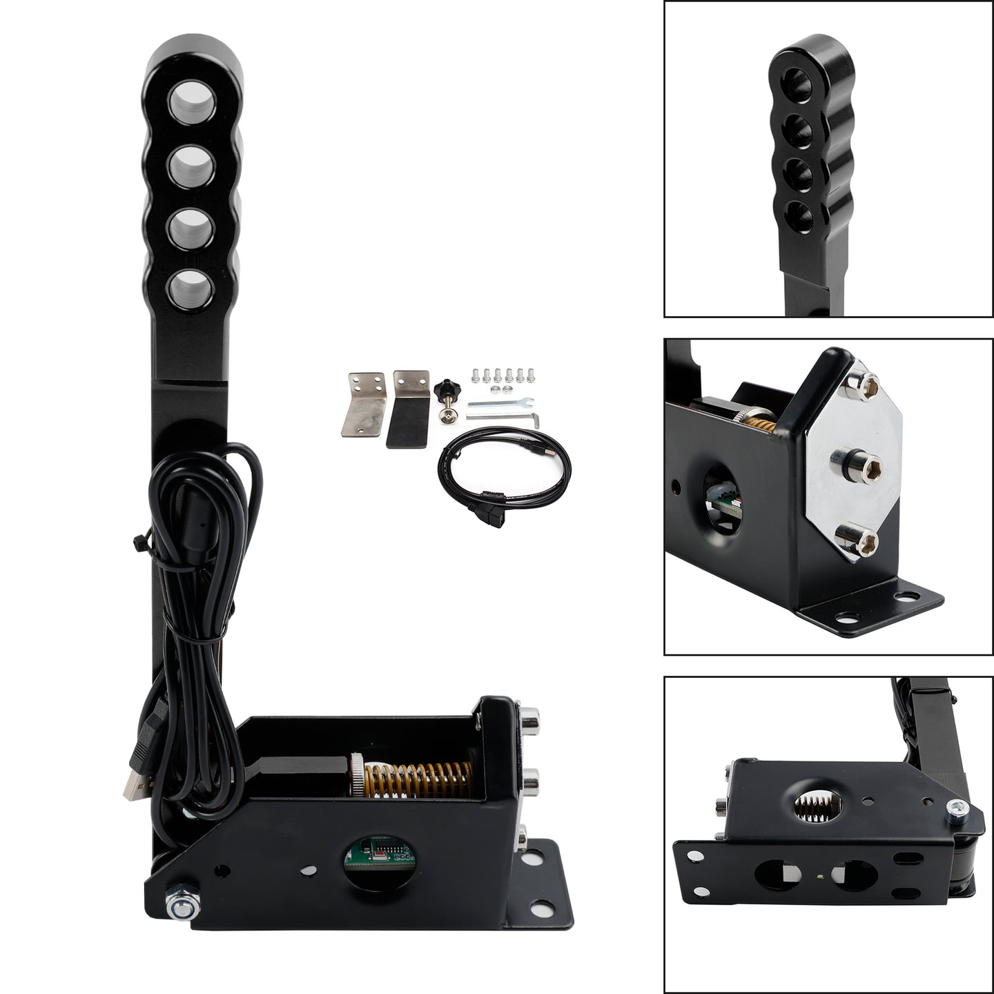 14Bit PC USB Sim Racing Handbrake w clamp for G25/G27/G29/T300/T500 For Asseto