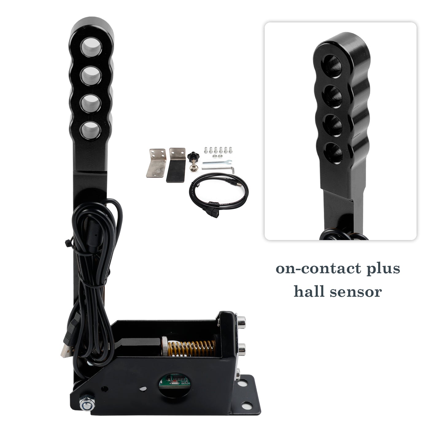 14Bit PC USB Sim Racing Handbrake w clamp for G25/G27/G29/T300/T500 For Asseto