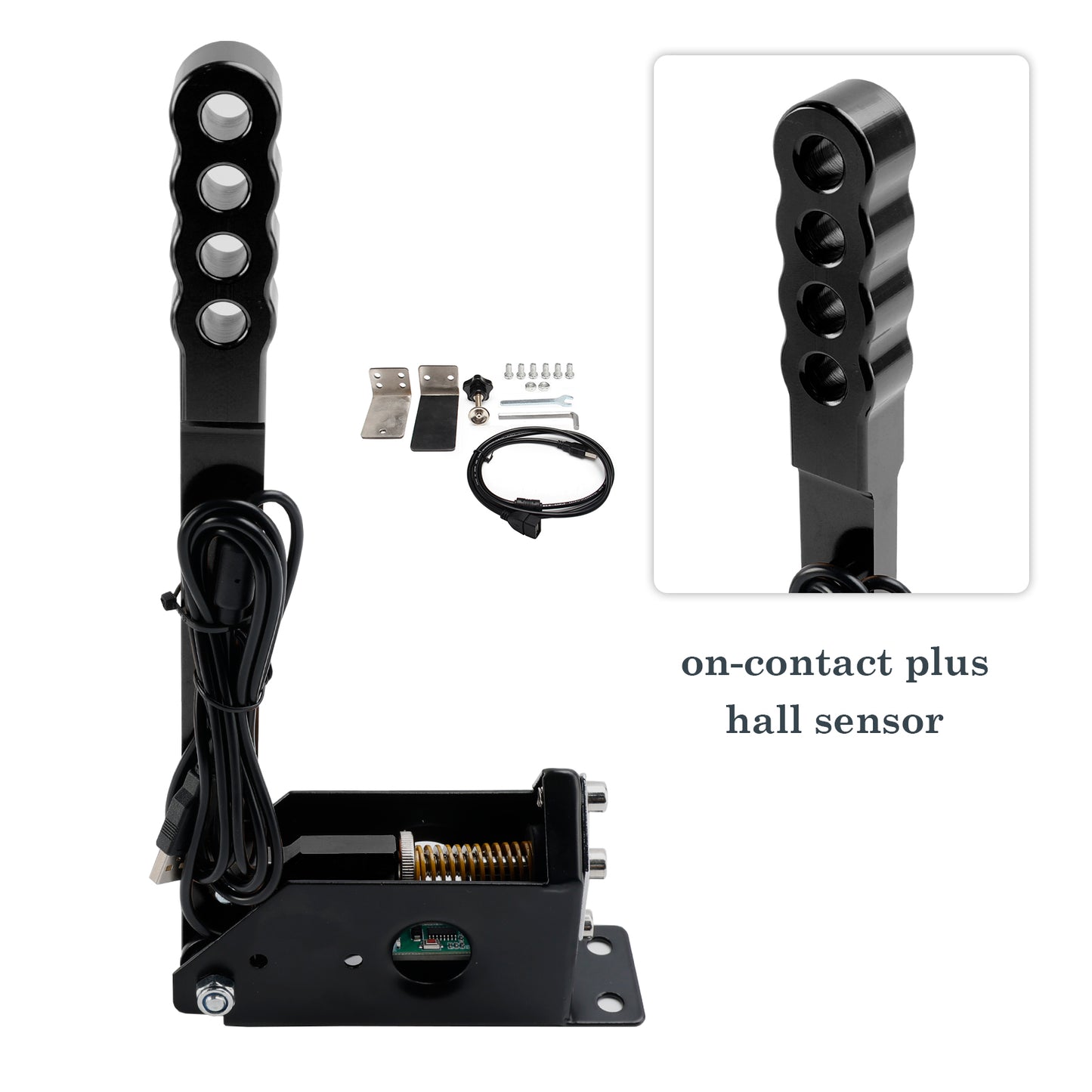 14Bit PC USB Sim Racing Handbrake w clamp for G25/G27/G29/T300/T500 For Asseto