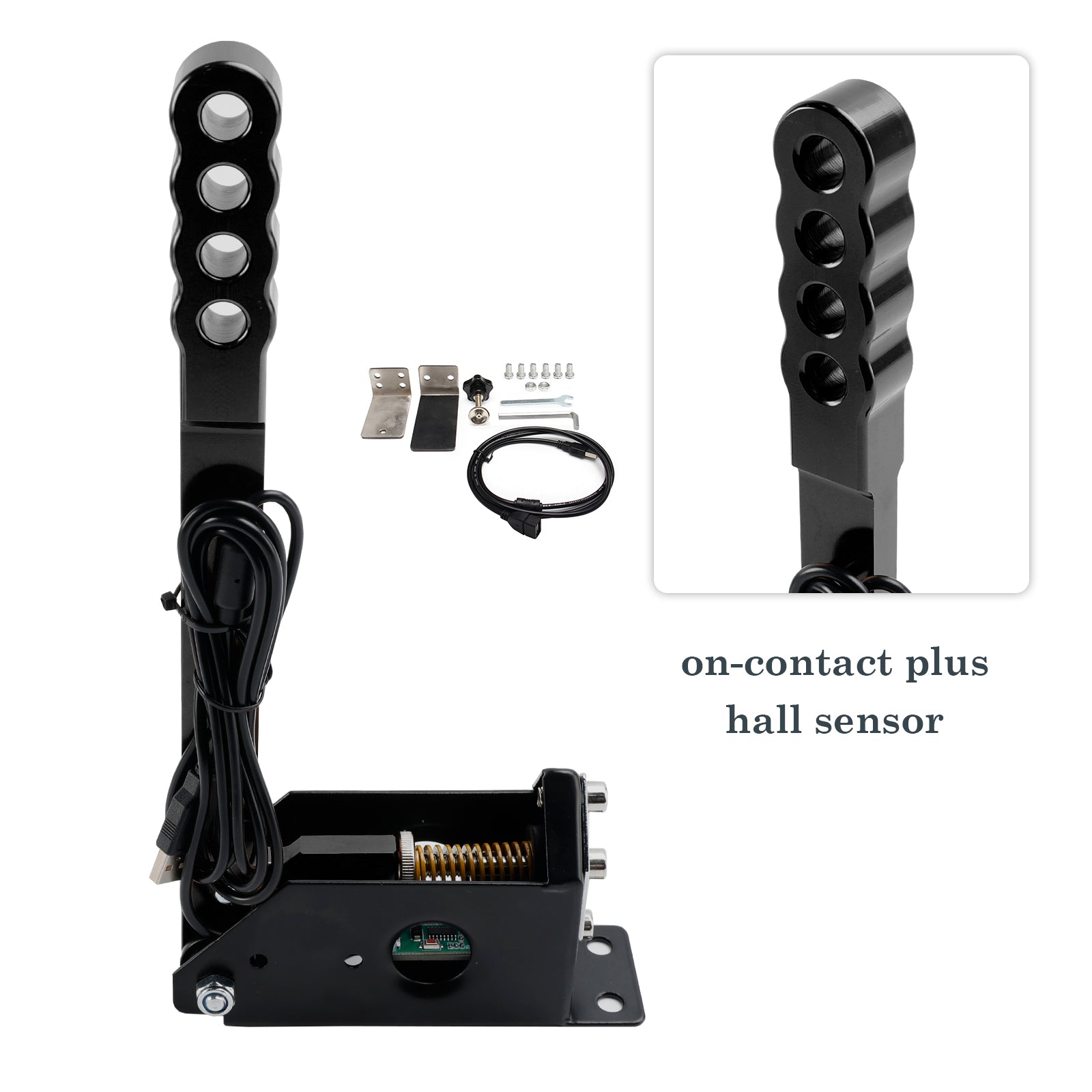 14Bit PC USB Sim Racing Handbrake w clamp for G25/G27/G29/T300/T500 For Asseto