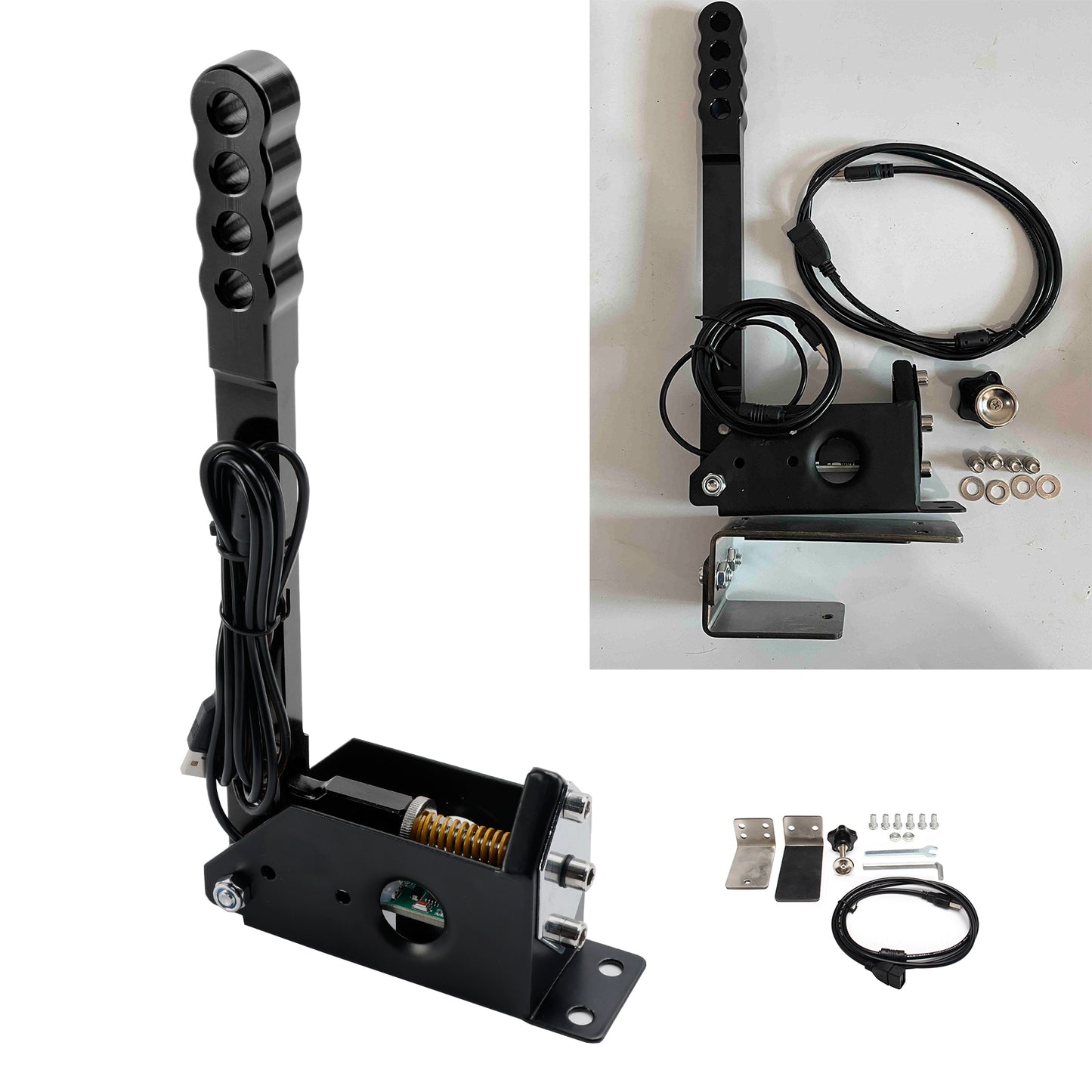 14Bit PC USB Sim Racing Handbrake w clamp for G25/G27/G29/T300/T500 For Asseto