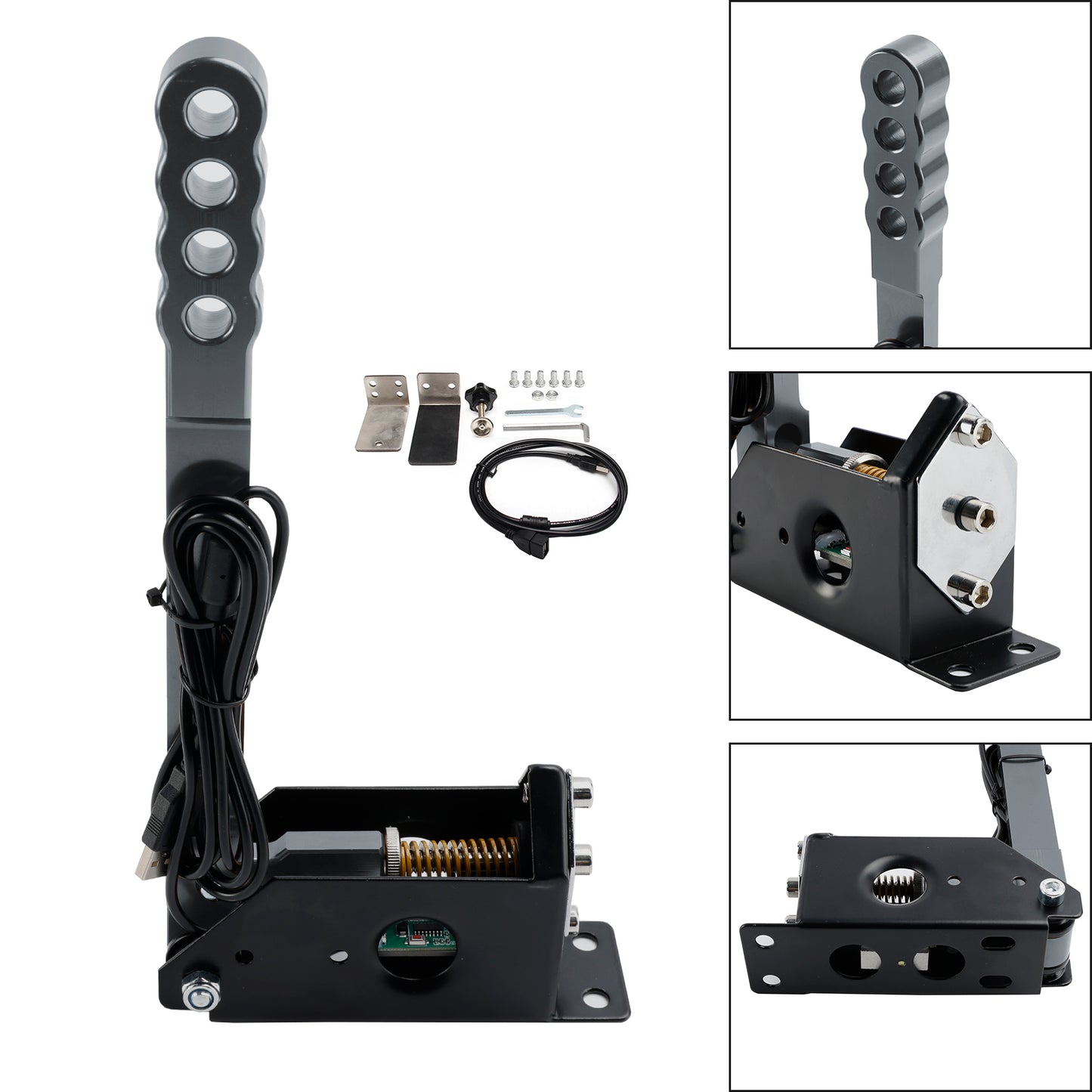 14Bit PC USB Sim Racing Handbrake w clamp for G25/G27/G29/T300/T500 For Asseto