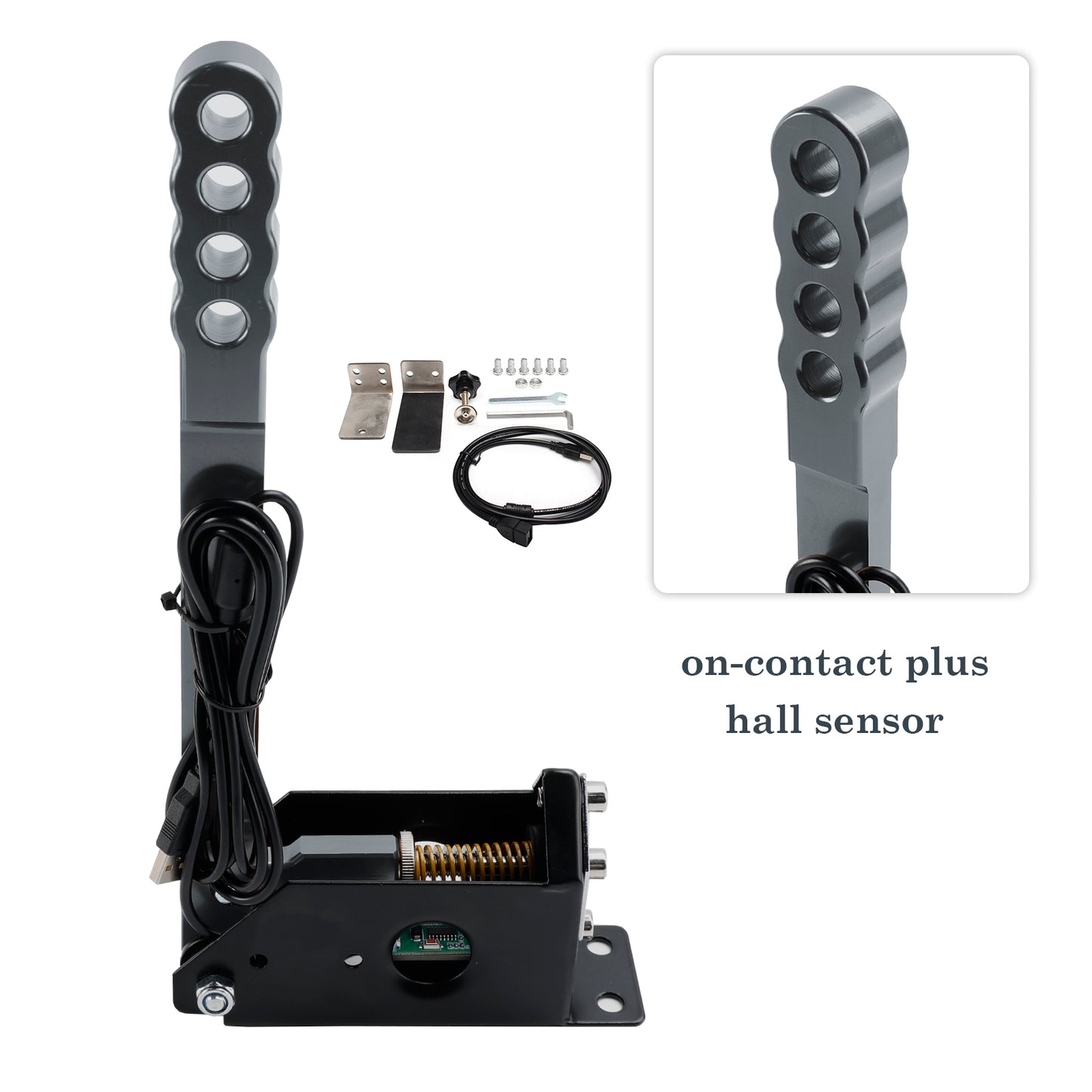 14Bit PC USB Sim Racing Handbrake w clamp for G25/G27/G29/T300/T500 For Asseto