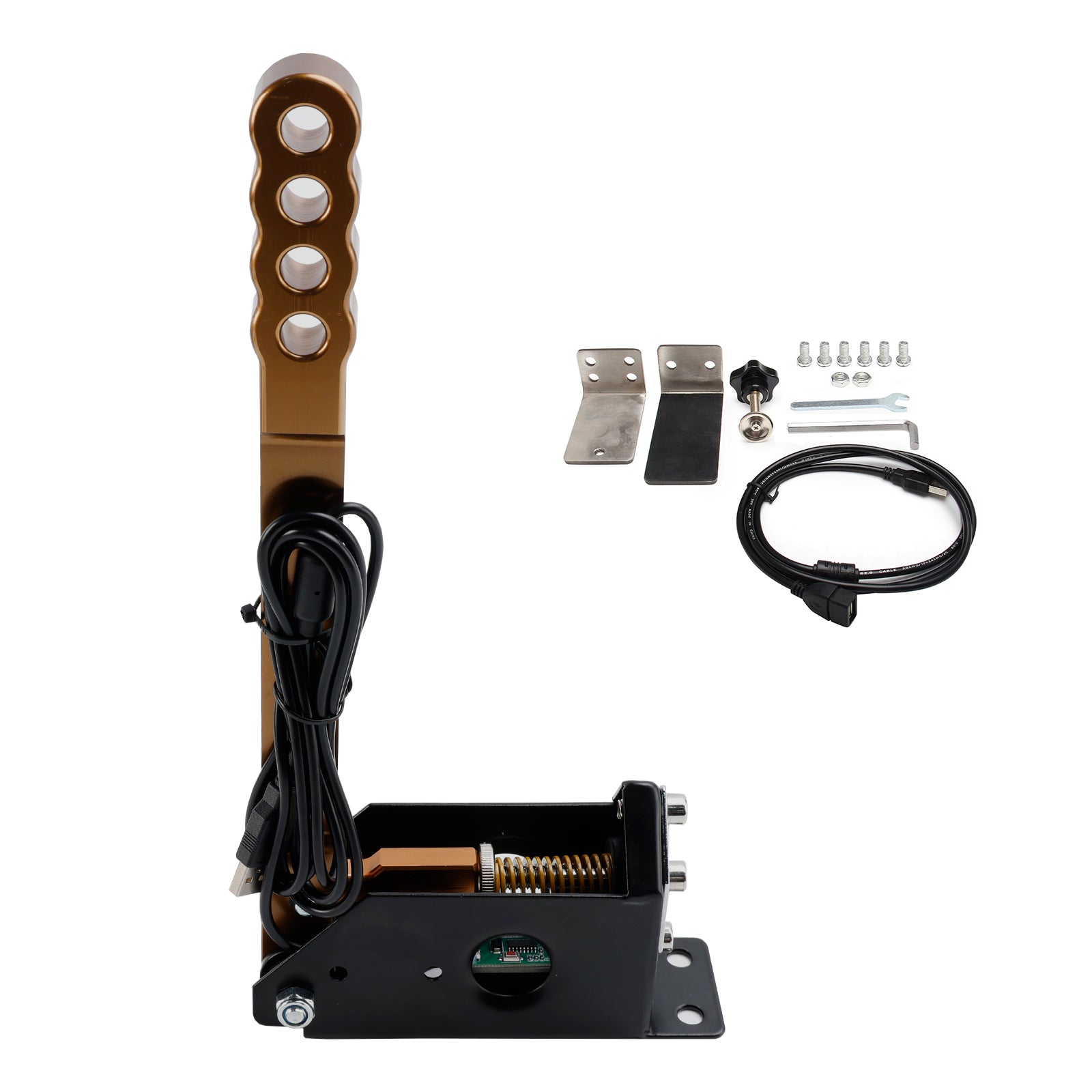 14Bit PC USB Sim Racing Handbrake w clamp for G25/G27/G29/T300/T500 For Asseto