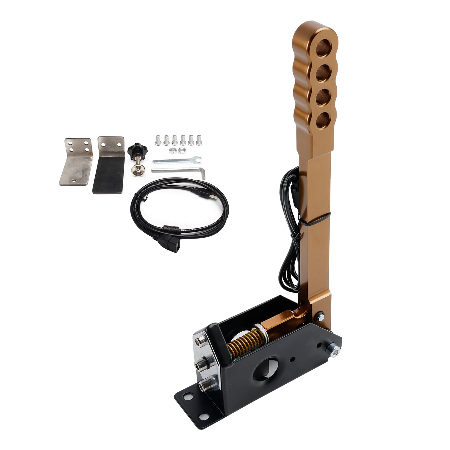 14Bit PC USB Sim Racing Handbrake w clamp for G25/G27/G29/T300/T500 For Asseto