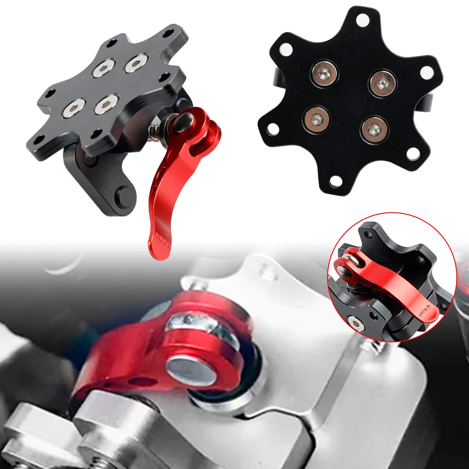 70mm Steering Wheel Quick Release Hub Adapter For Thrustmaster/Logitech/Simagic