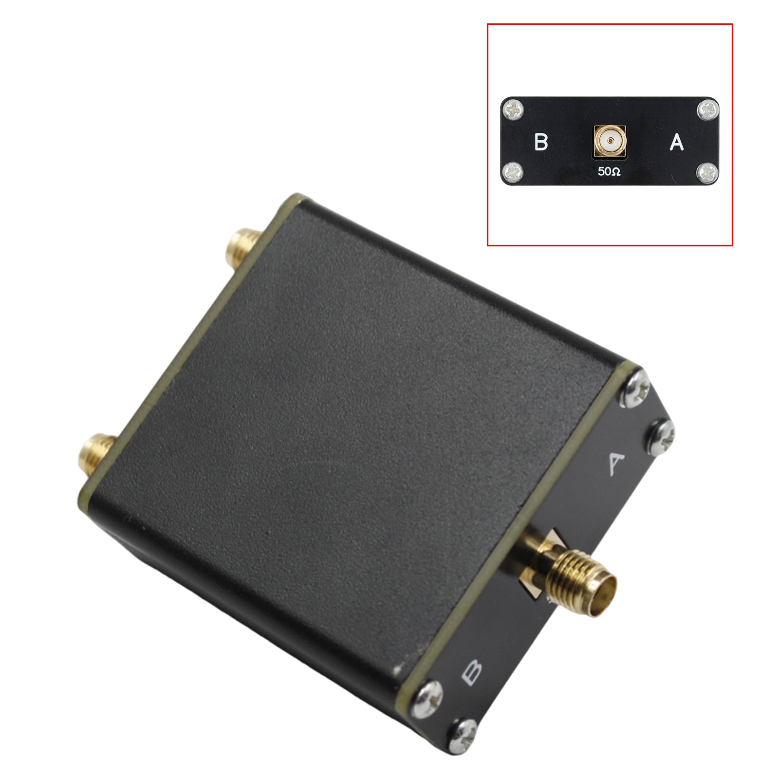 10W 1-to-2 Antenna Switch RF Switch High-Frequency Switch Manual Switch DC500MHz
