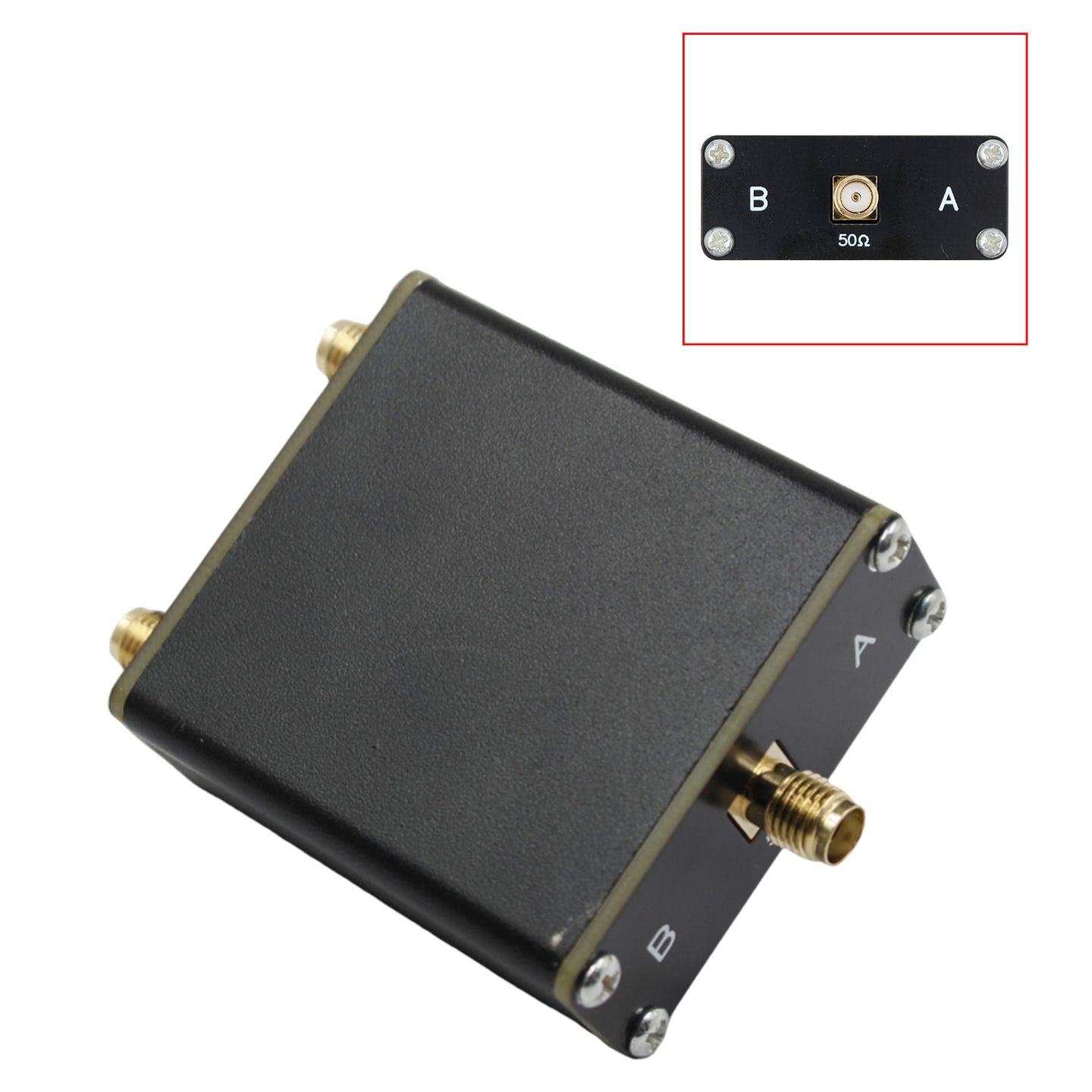 10W 1-to-2 Antenna Switch RF Switch High-Frequency Switch Manual Switch DC500MHz