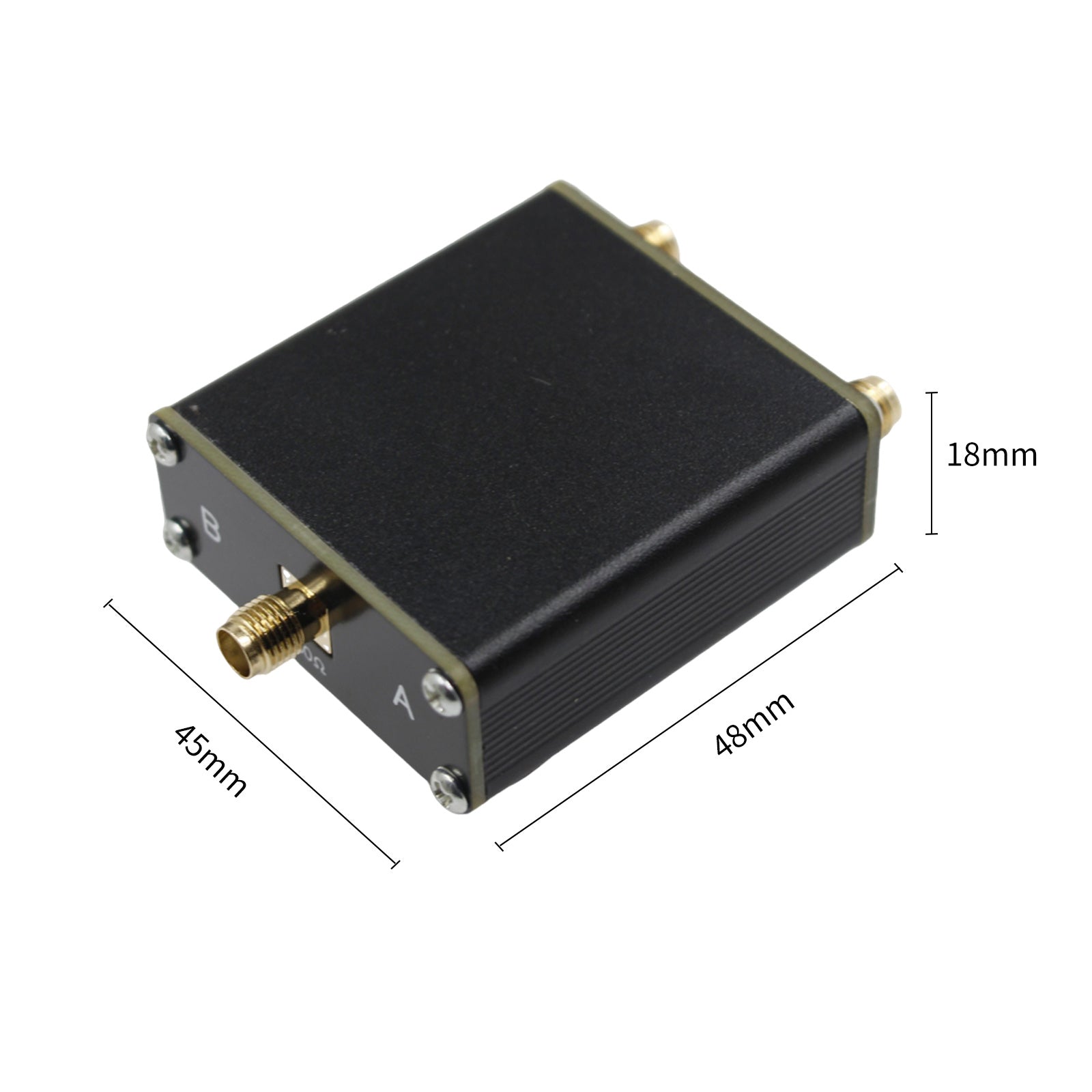 10W 1-to-2 Antenna Switch RF Switch High-Frequency Switch Manual Switch DC500MHz