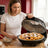 Electric Pizza Maker–12 Inch Electric Pizza Oven Indoor Countertop Maker with Ceramic Stone Heats up to 800˚F
