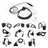 1PC Adjustable Tactical Throat Mic Headset For Walkie Talkie 7.1mm Plug PTT