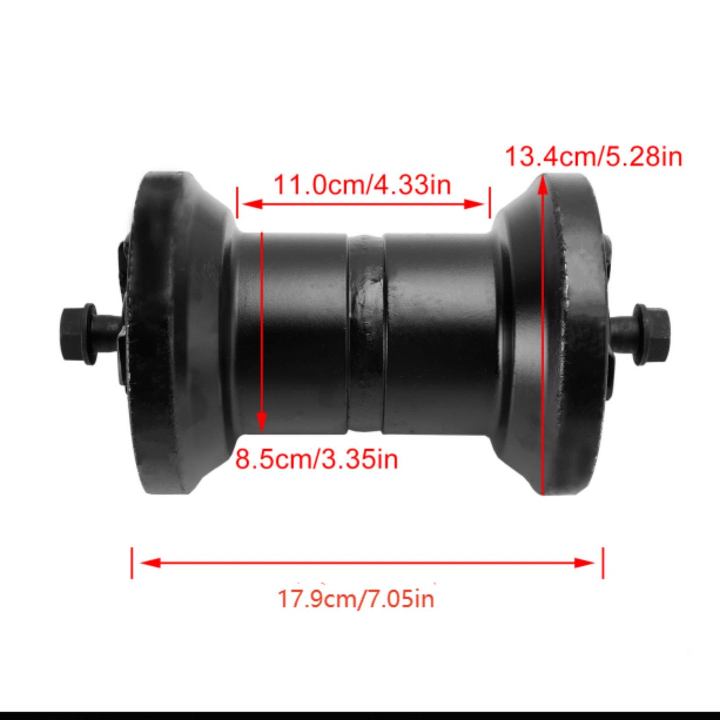 Kubota KX161-3, U55 & KX057-4 Lower Track Roller, Heavy-Duty Forged Steel, Exceeds OEM Specs
