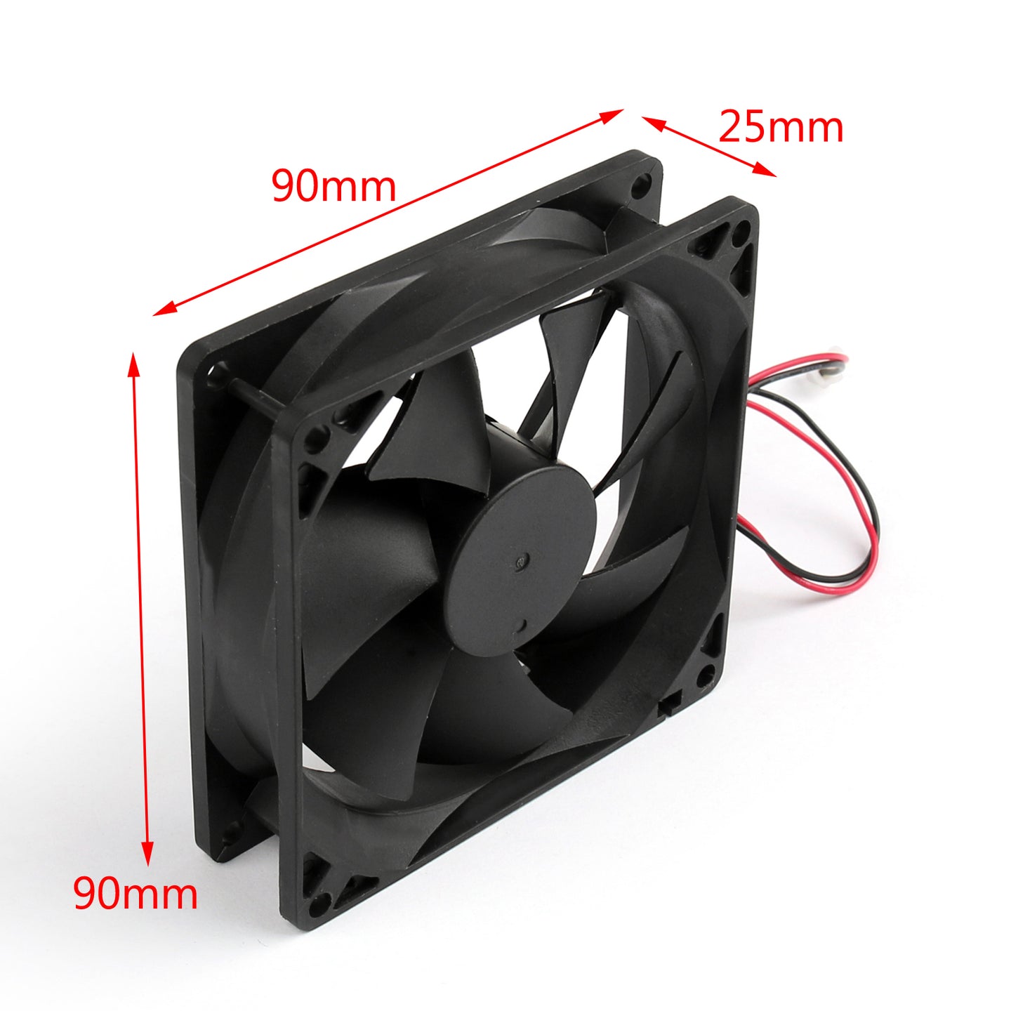 4Pcs DC Brushless Cooling PC Computer Fan 24V 9025s 90x90x25mm 0.15A 2 Pin Wire