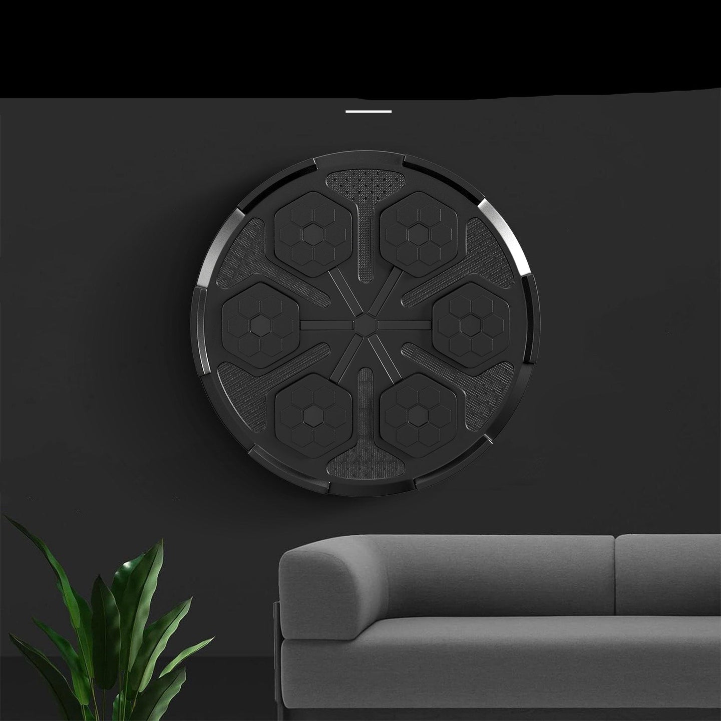 Wall-Mounted Boxing Reflex Ball with Bluetooth Speaker - Interactive Punching Trainer