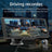 10.26inch HD Screen Portable Wireless Carplay Car Bluetooth MP5 Player 4 LED Camera