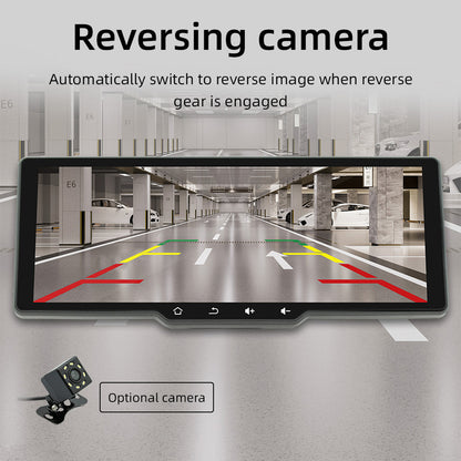 10.26inch HD Screen Portable Wireless Carplay Car Bluetooth MP5 Player 4 LED Camera