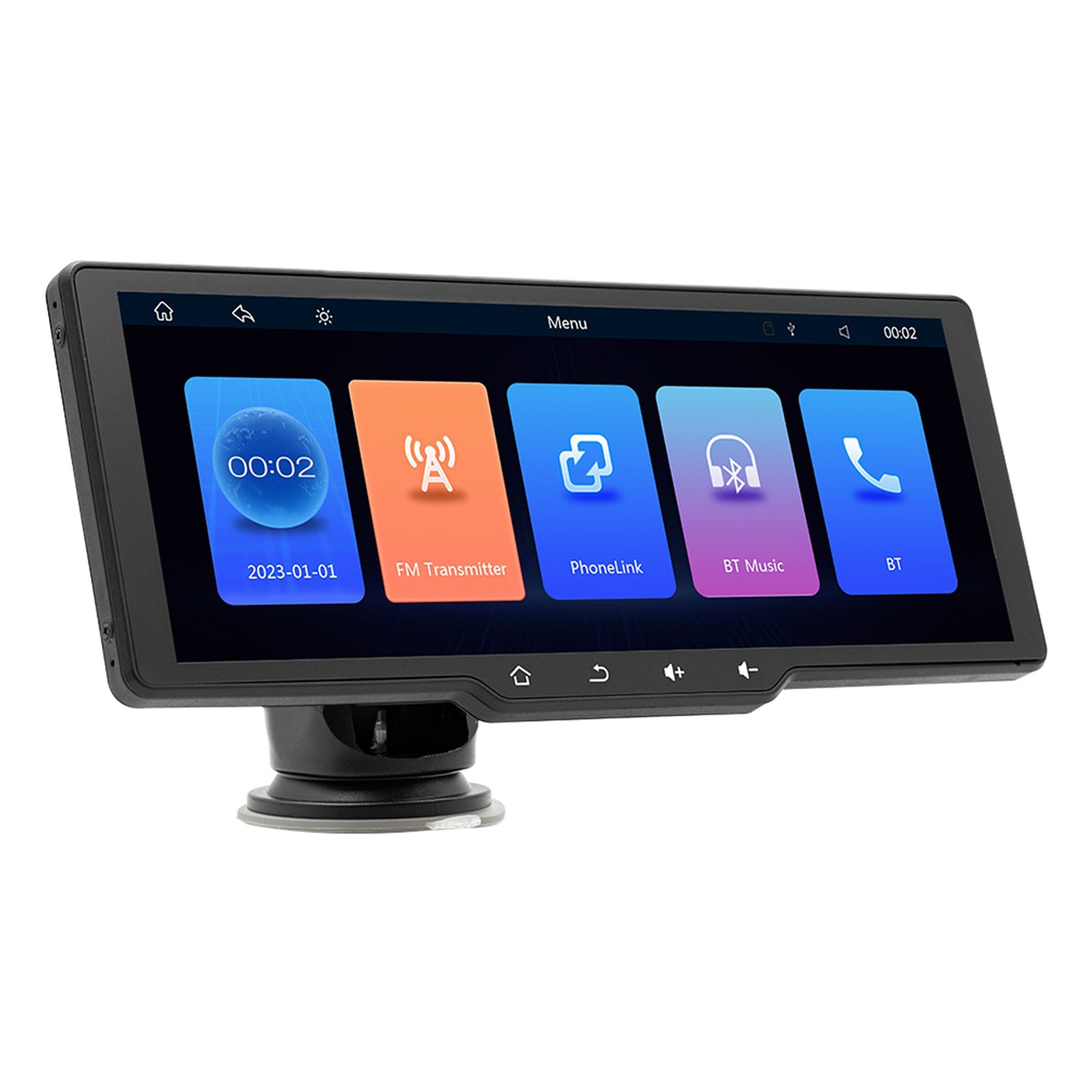 10.26inch HD Screen Portable Wireless Carplay Car Bluetooth MP5 Player 4 LED Camera