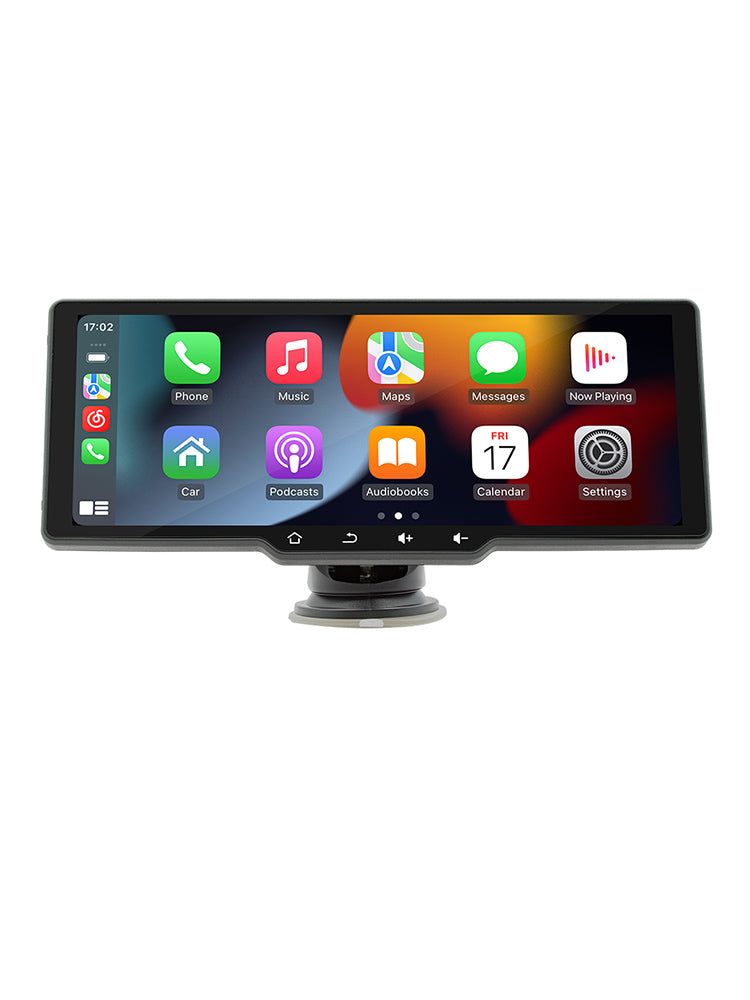 10.26inch HD Screen Portable Wireless Carplay Car Bluetooth MP5 Player 4 LED Camera