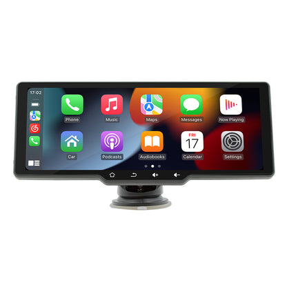 10.26inch HD Screen Portable Wireless Carplay Car Bluetooth MP5 Player 4 LED Camera