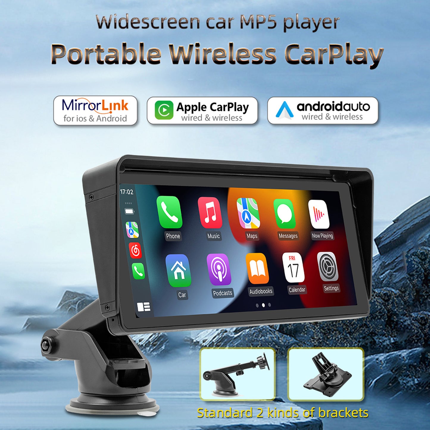10.26inch Car MP5 Player Bluetooth Car FM Transmitter Wireless Carplay 4 LED Camera