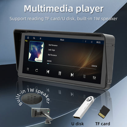 10.26inch Car MP5 Player Bluetooth Car FM Transmitter Wireless Carplay 4 LED Camera