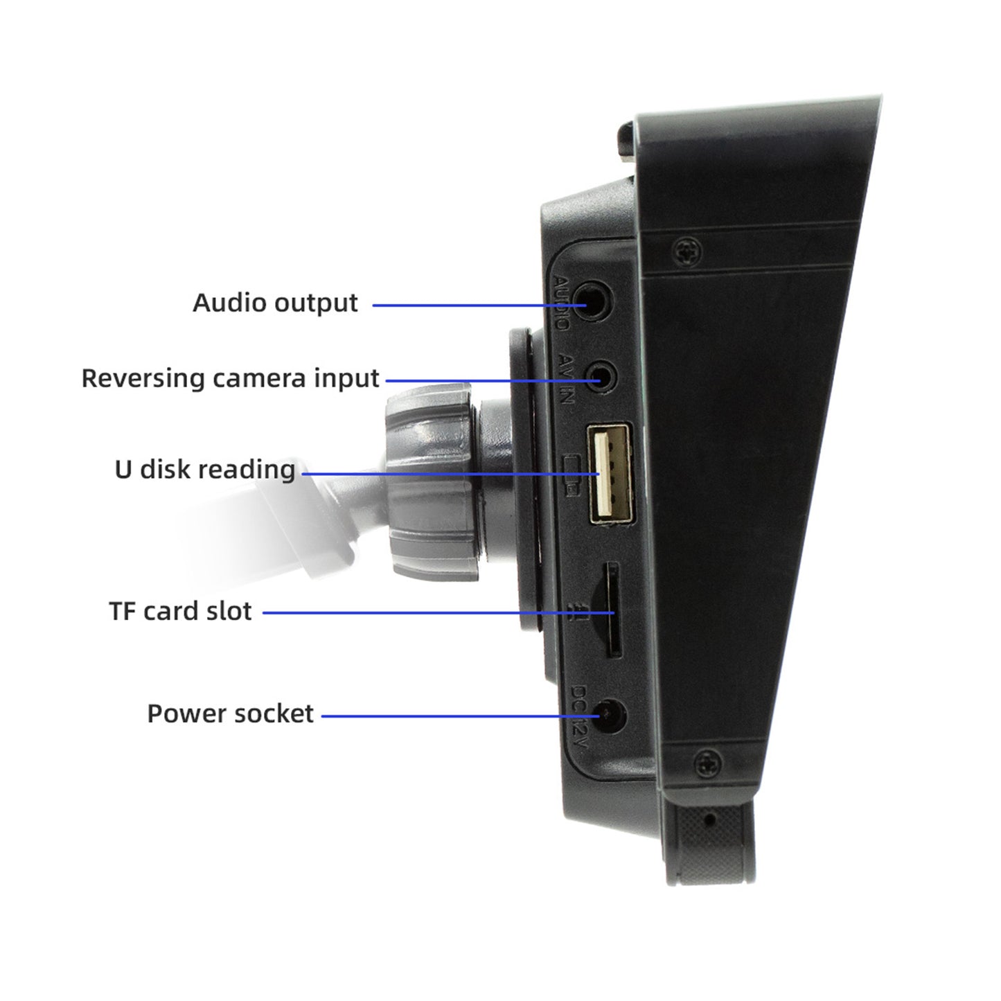 10.26inch Car MP5 Player Bluetooth Car FM Transmitter Wireless Carplay 4 LED Camera