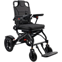 Foldable Electric Power Wheelchair, 46 lb Lightweight, Dual 180W Motors, 6Ah Airline-Ready Battery, 220 lb Capacity (Copy)