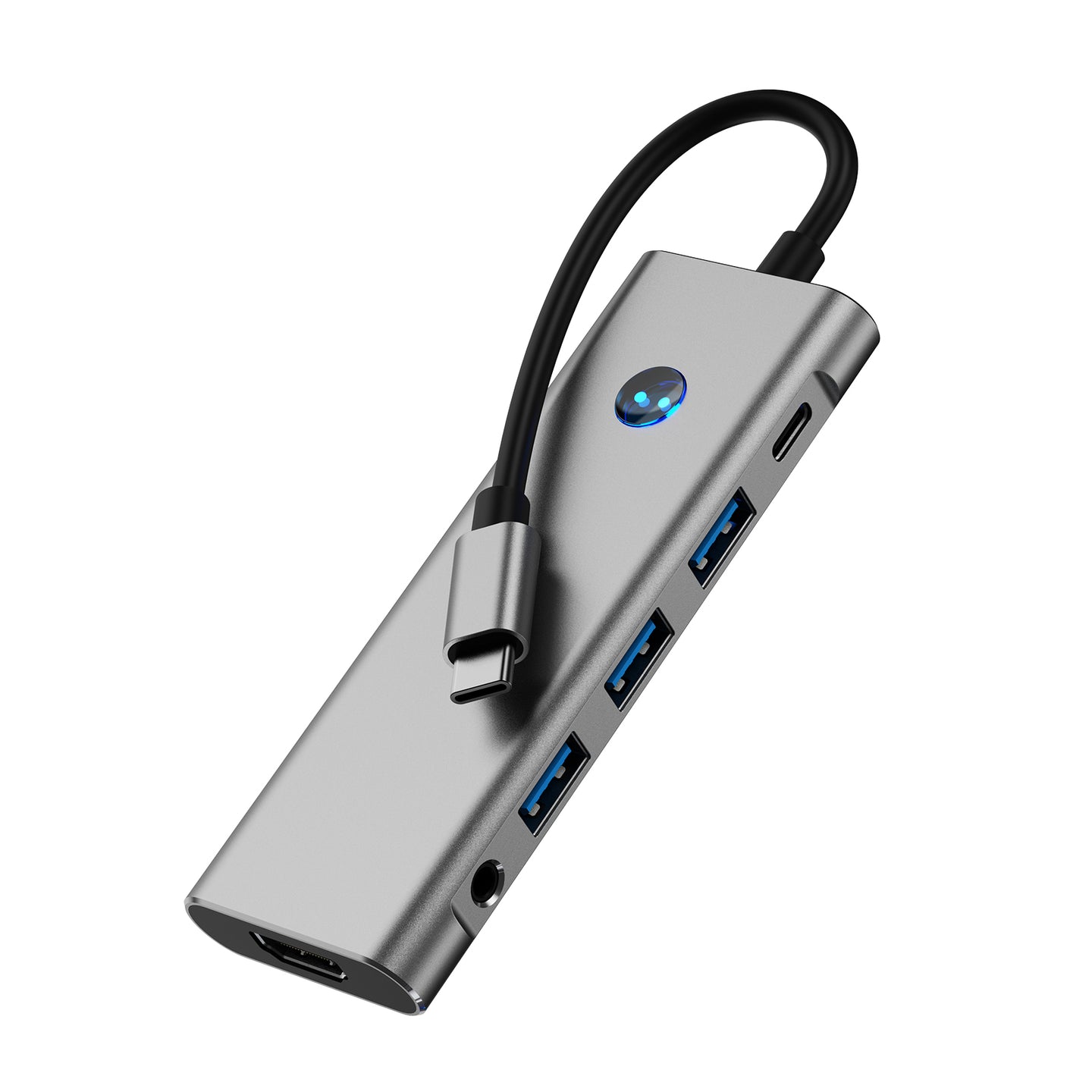 9 in 1 TYPE-C+USB3.0 USB2.0 HDMI SD/TF PD100W Audio Data Interface Hub Adapter (Copy)