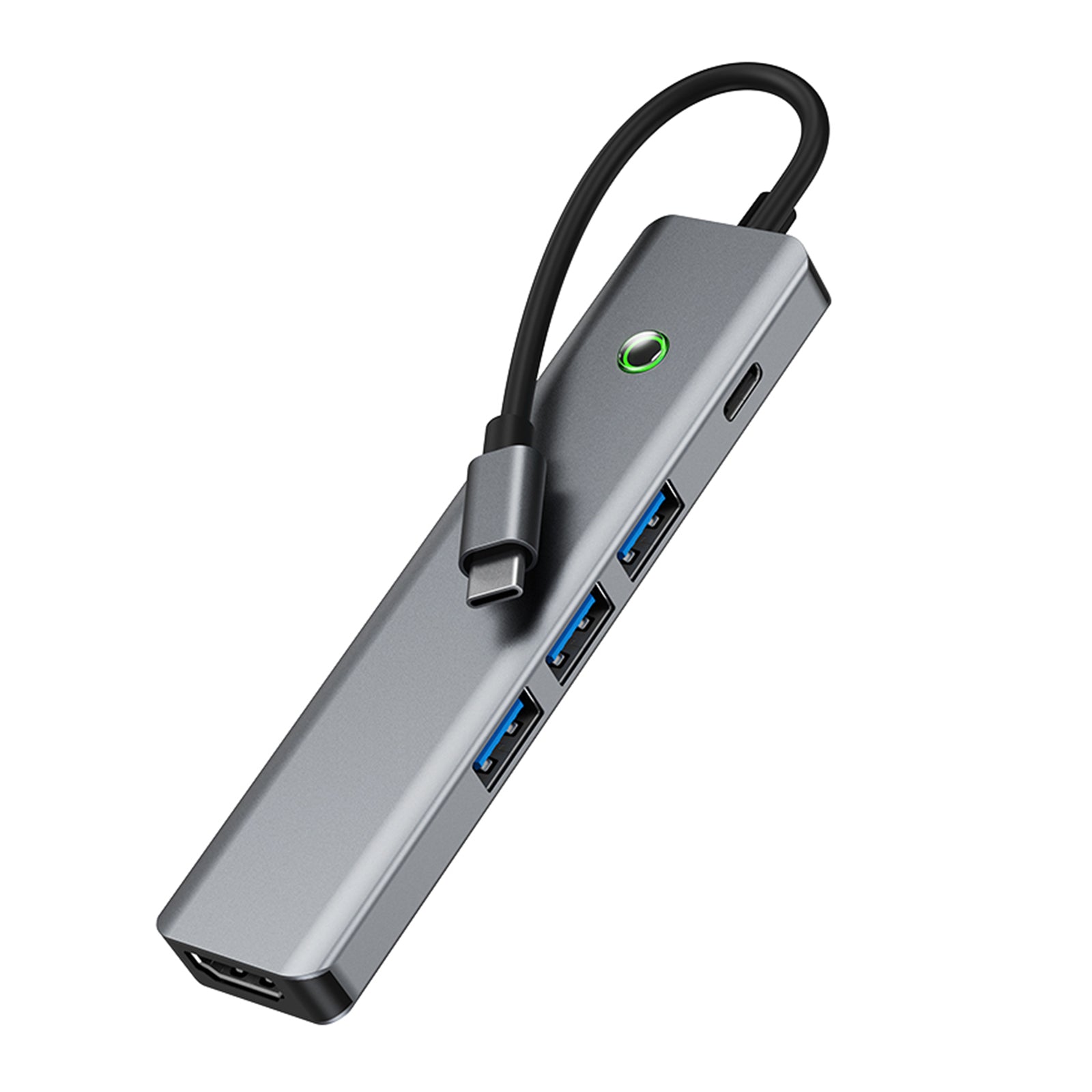 5 in 1 TYPE-C USB3.0 HDMI PD100W Interface Hub Adapter Dock for MacBook iPad Pro (Copy)