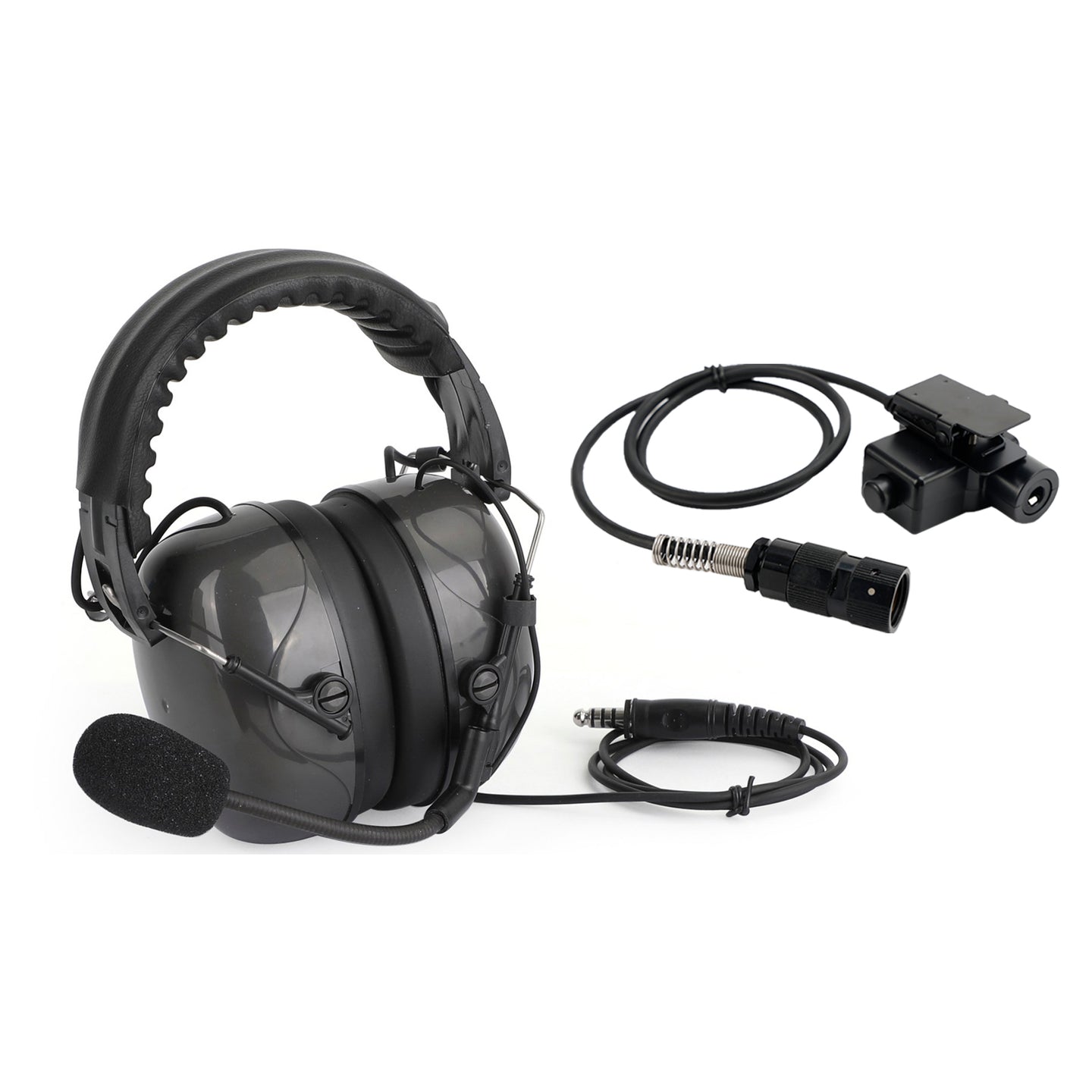 7.1-C5 Adjustable Noise Cancelling Headset For AN/PRC-152 AN/PRC-148 U329 Radio
