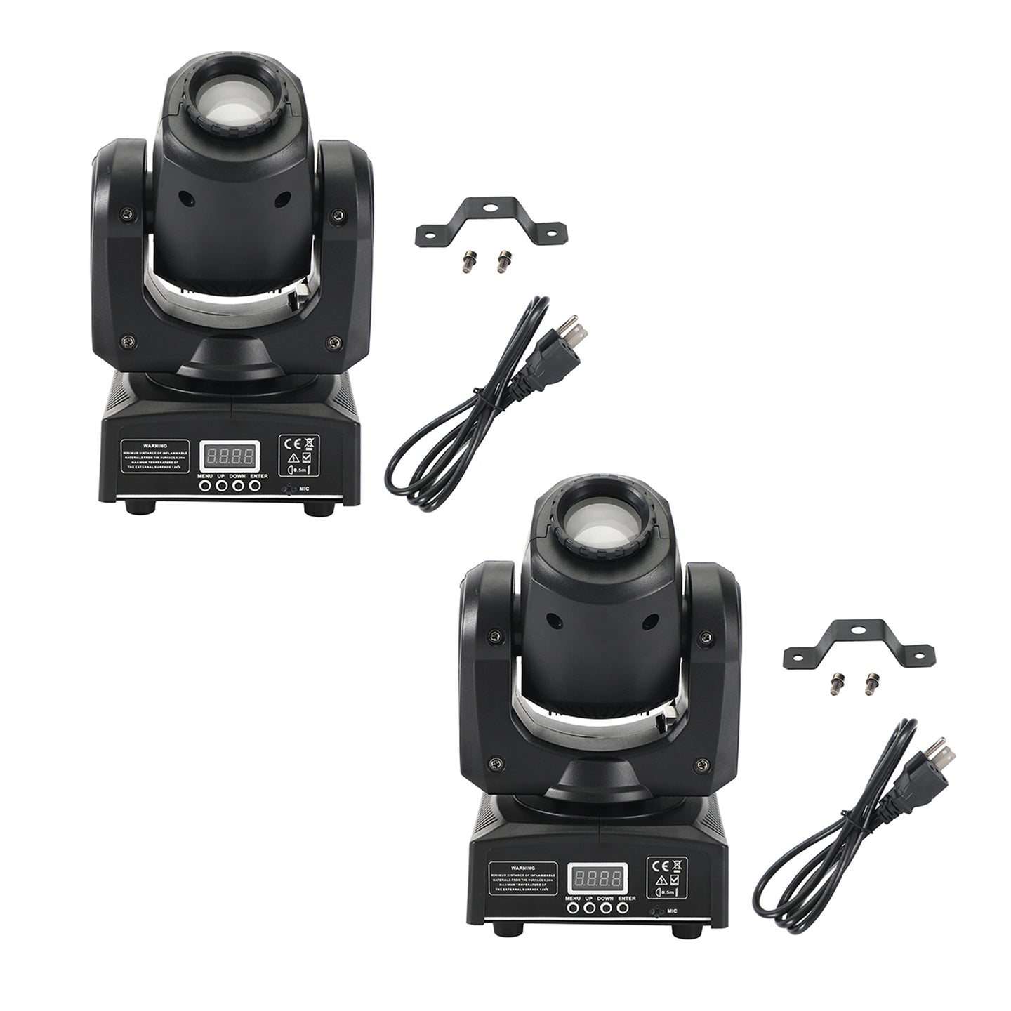 4Pcs Moving Head 8Gobo Stage Lighting RGBW LED DJ DMX Beam Bar Party Light