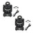 4Pcs Moving Head 8Gobo Stage Lighting RGBW LED DJ DMX Beam Bar Party Light