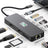 10 in 1 TYPE-C to RJ45  Gigabit USB 3.0  HDMI SD/TF PD100W USB-C Data Interface