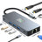 10 in 1 TYPE-C to RJ45  Gigabit USB 3.0  HDMI SD/TF PD100W USB-C Data Interface