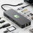 11 in 1 TYPE-C to RJ45 Gigabit USB3.2 HDMI DP+SD/TF 3.5mm Audio VGA PD100W PC