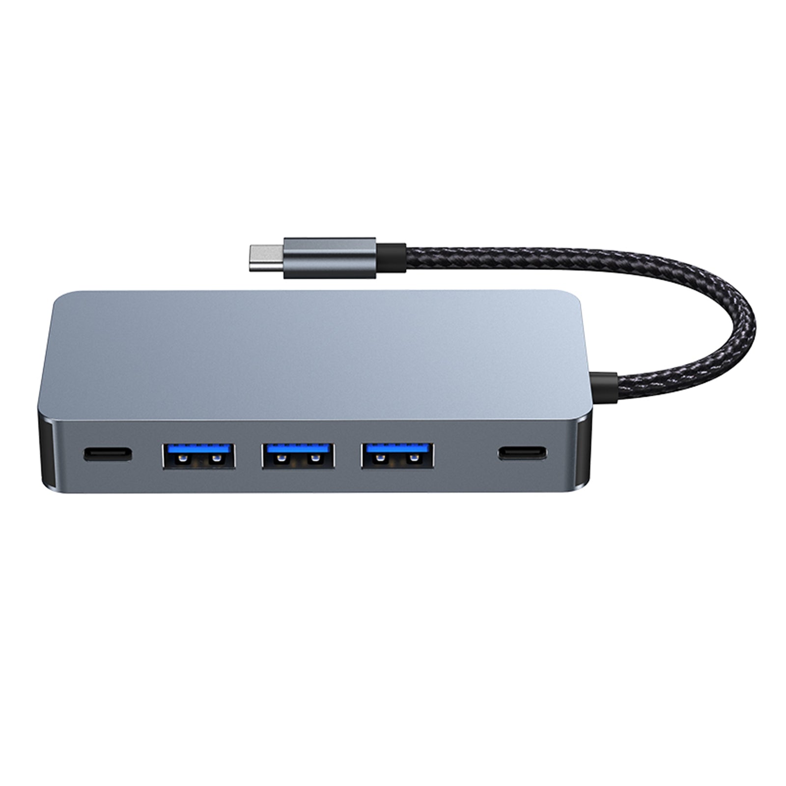 7 in 1 TYPE-C+USB3.0*3+HDMI*2+PD100W+USB-C Data Interface Hub Adapter Dock