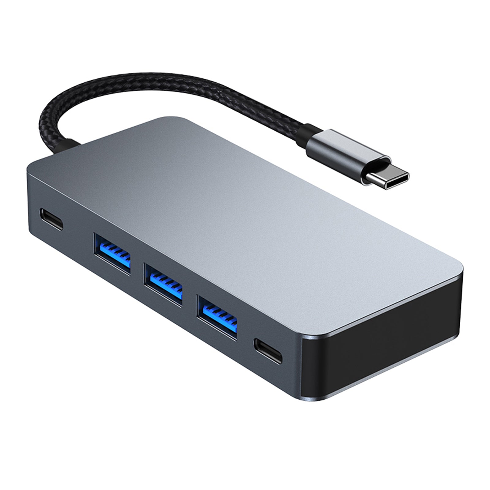 7 in 1 TYPE-C+USB3.0*3+HDMI*2+PD100W+USB-C Data Interface Hub Adapter Dock