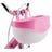 18" Children Princess Bicycle Girls Bike with Training Wheels Basket Pink