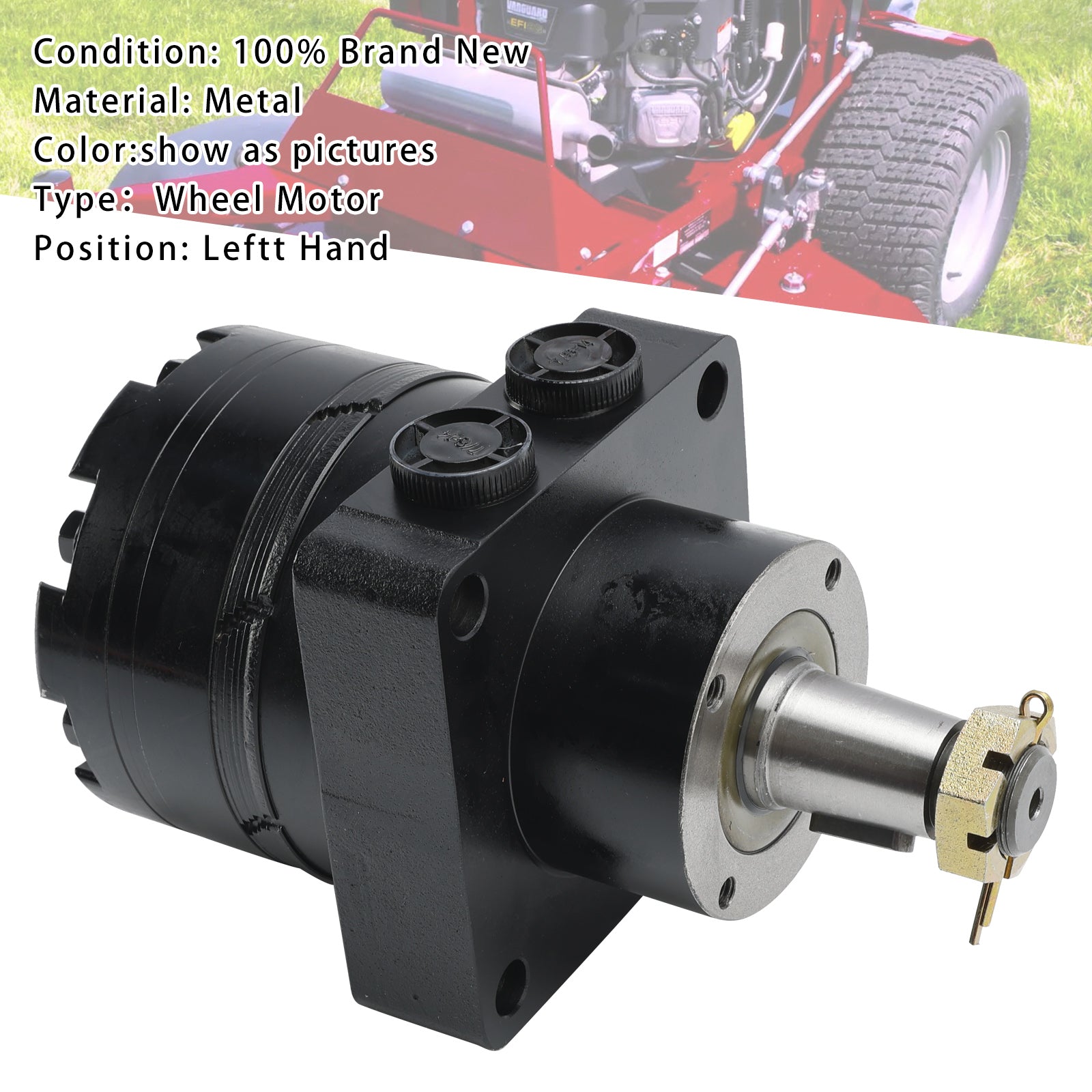 5102682YP Left Hand Hydraulic Group Wheel Motor For Ferris IS1500 IS2000 IS2500Z