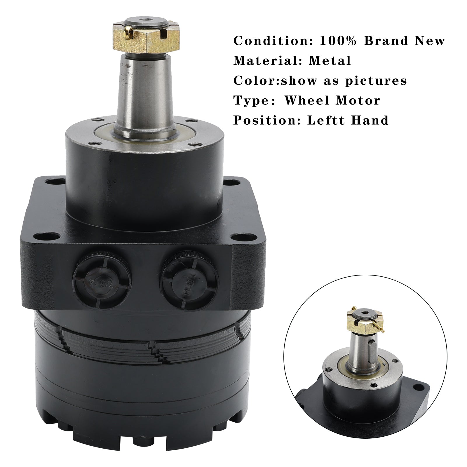 5102682YP Left Hand Hydraulic Group Wheel Motor For Ferris IS1500 IS2000 IS2500Z