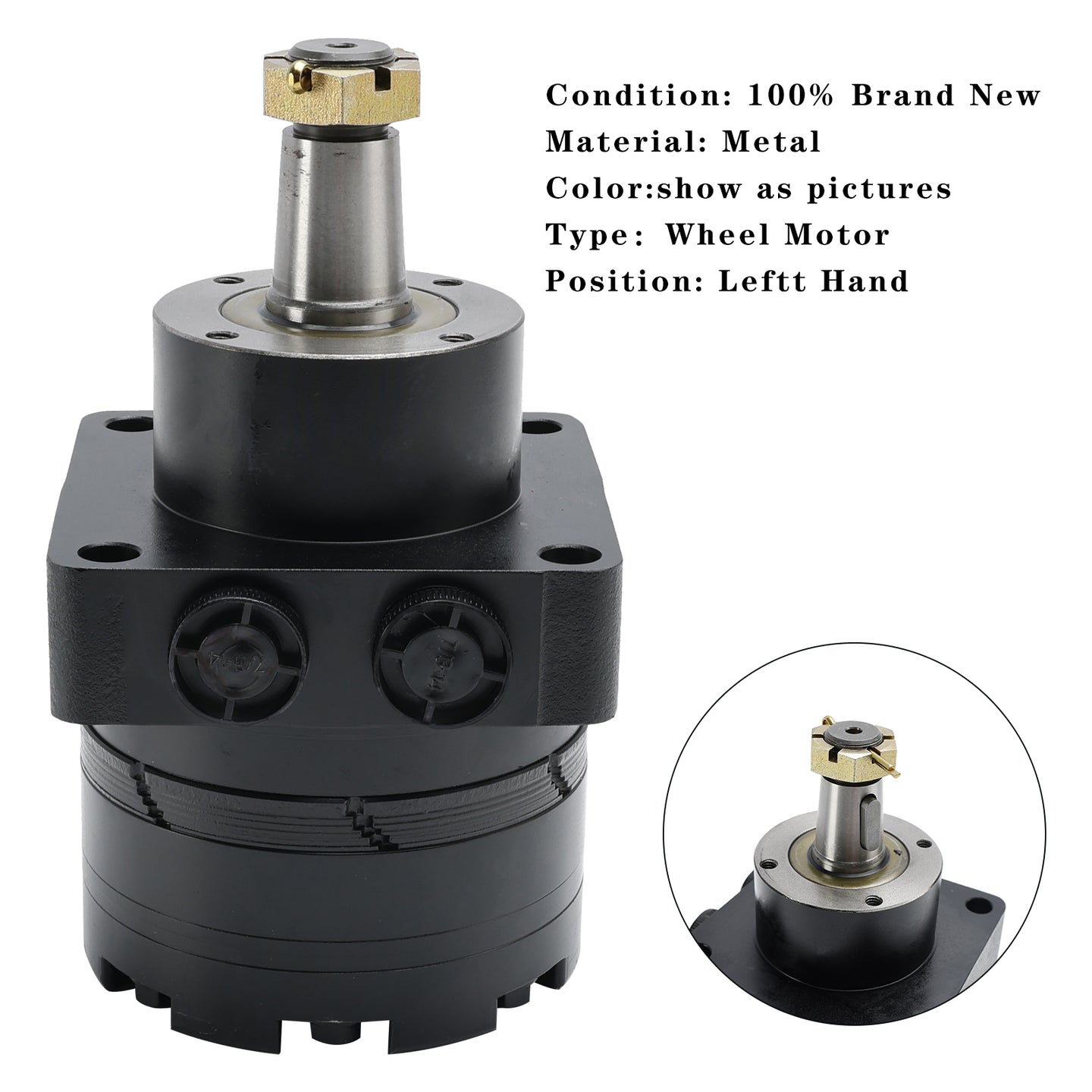 5102682YP Left Hand Hydraulic Group Wheel Motor For Ferris IS1500 IS2000 IS2500Z