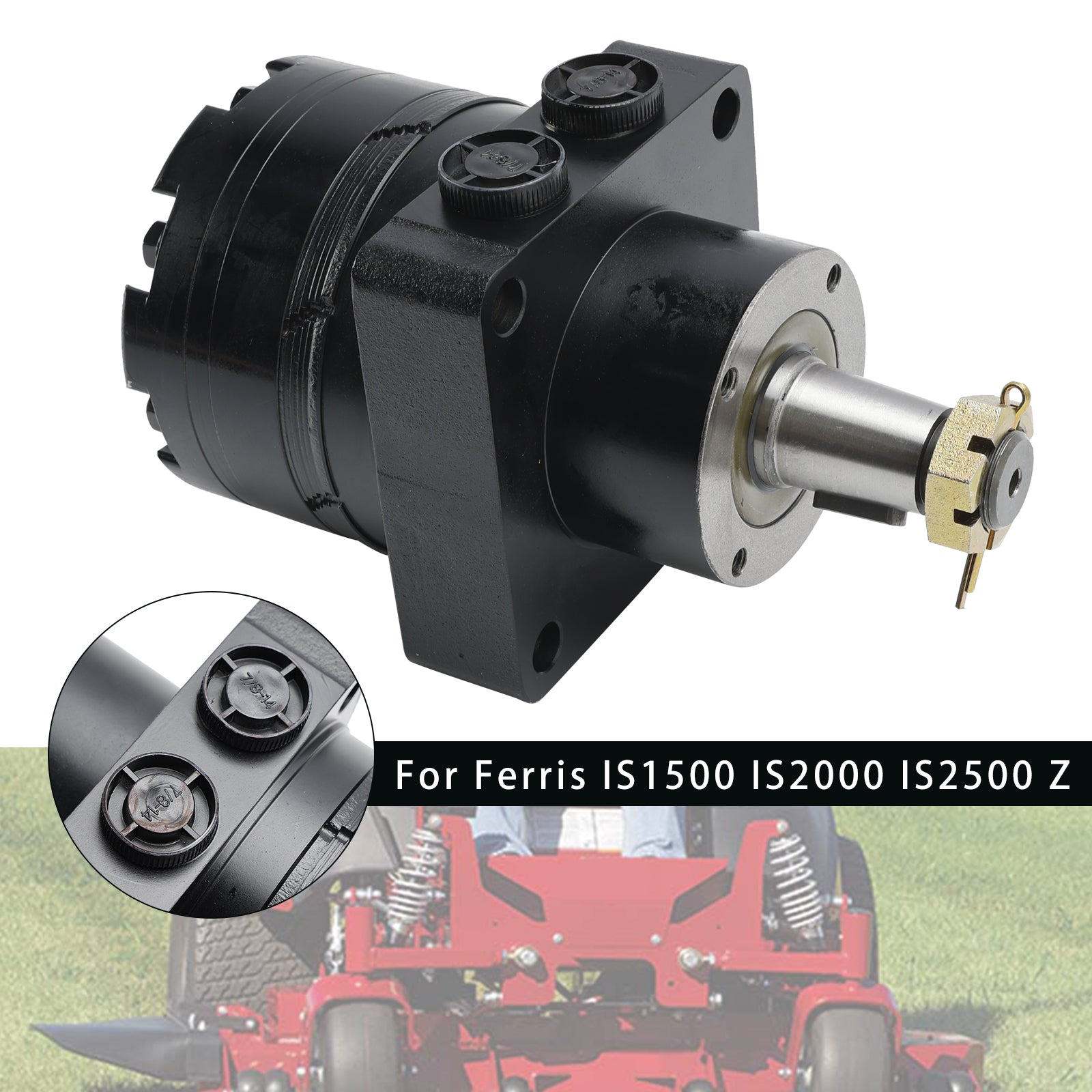 5102682YP Left Hand Hydraulic Group Wheel Motor For Ferris IS1500 IS2000 IS2500Z