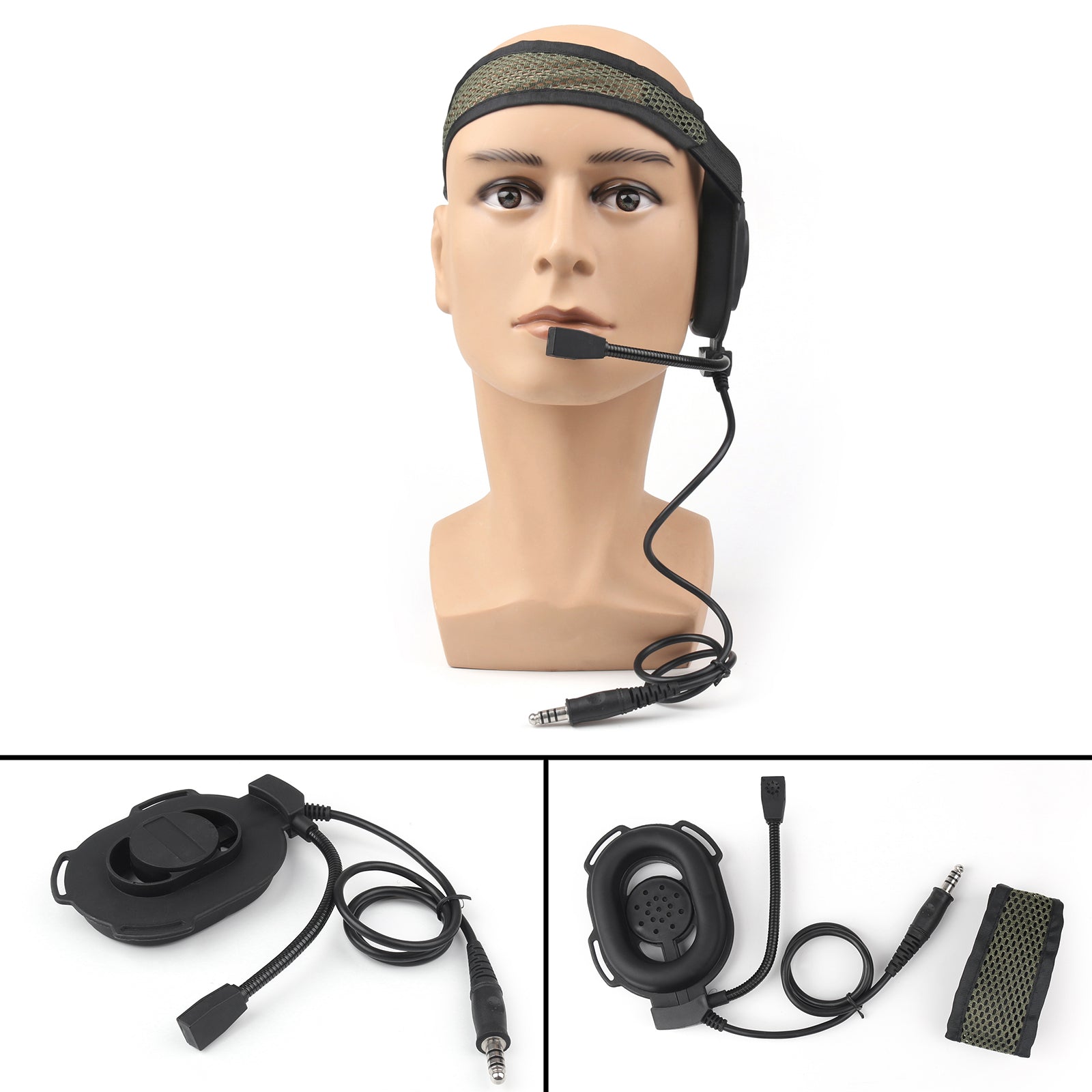 4PCS Z Tactical HD-01 Bowman Elite II Headset headphone Military style plug