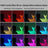 W140 RGB LED Video Light Fill Light Video Camera Mobile Phone Live Beauty Outdoor